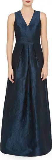 Mariah Crinkle Pleated Gown | Nordstrom