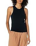 The Drop Women's Gina Fitted Sleeveless High Neck Cut-In Sweater Tank, Black, XXL | Amazon (US)