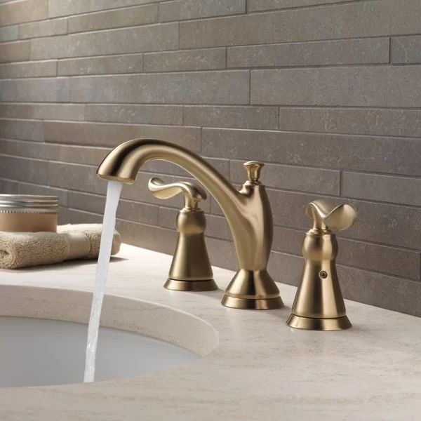 3594-CZMPU-DST Linden™ Widespread Bathroom Faucet with Drain Assembly | Wayfair Professional