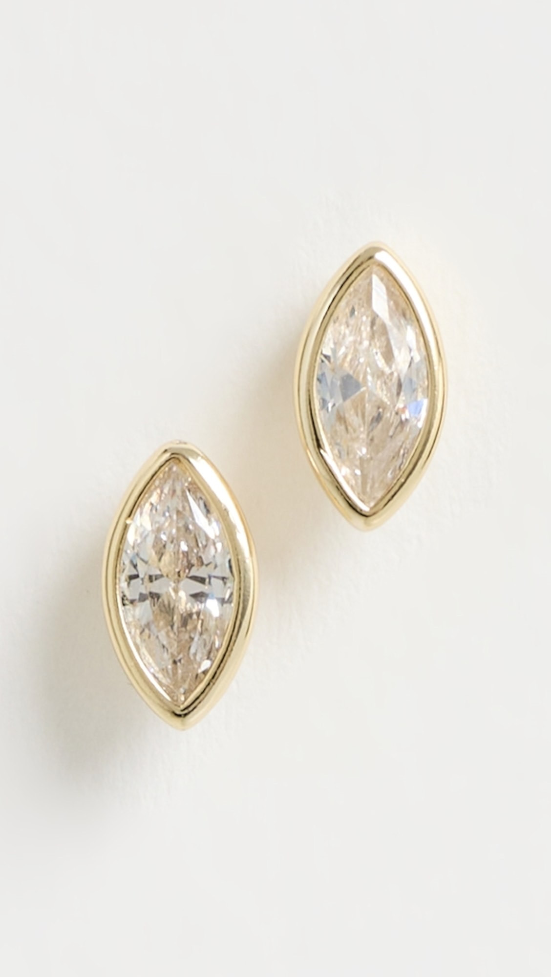 Marquise Bezel Studs | Shopbop
