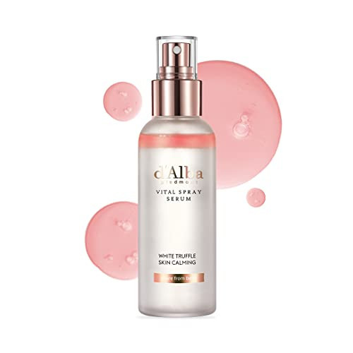d'alba Piedmont Italian White Truffle Vital Spray Serum, Vegan Skin Care, Calming and Hydrating Facial Mist for Red and Sensitive Skin, Glow Serum, Surfactant Free, All in One, Korean Skin Care | Amazon (US)