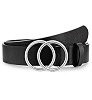 XZQTIVE Women Leather Belt For Jeans Pants Dresses Fashion Ladies Waist Belts With Double O-Ring ... | Amazon (US)
