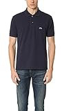 Lacoste Men's Short Sleeve L.12.12 Pique Polo Shirt, Navy Blue, XL | Amazon (US)