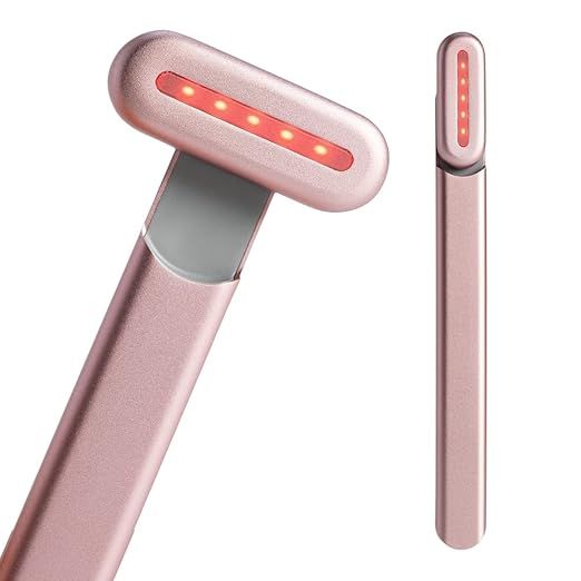 Solawave 4-in-1 Facial Wand | Red Light Therapy for Face and Neck | Microcurrent Facial Device fo... | Amazon (US)