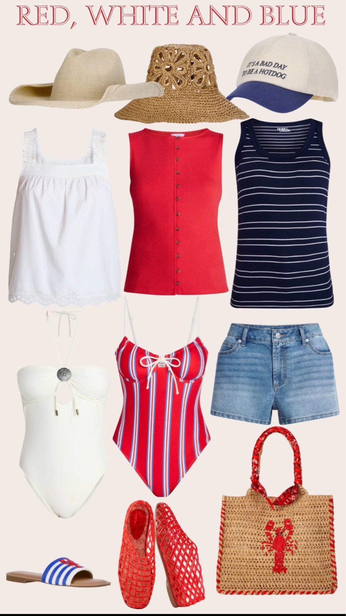 Red white and blue 
Memorial day outfit 
Fourth of July outfit 
Summer outfit 
Walmart finds 
Amazon finds

#LTKootd