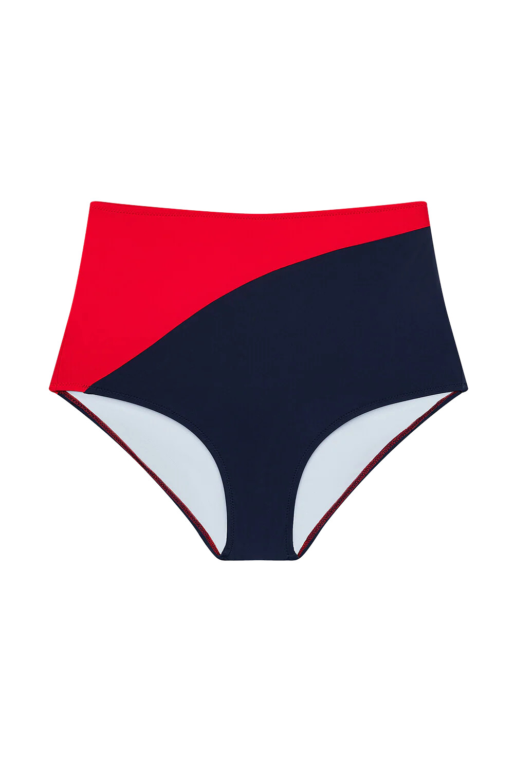 The Josie Bottom in Red & Navy | Over The Moon