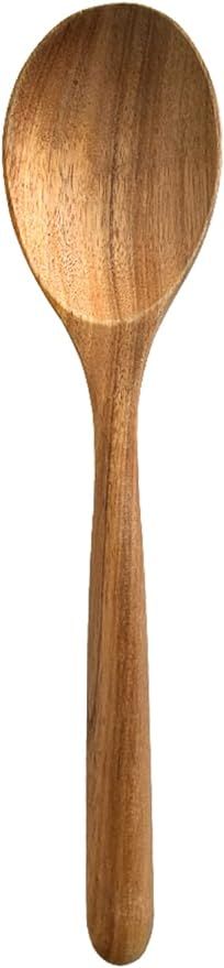 Amazon.com: Wood Spoon, Healthy Acacia Wooden Cooking Spoons, Durable Kitchen Serving Spoon Scoop... | Amazon (US)