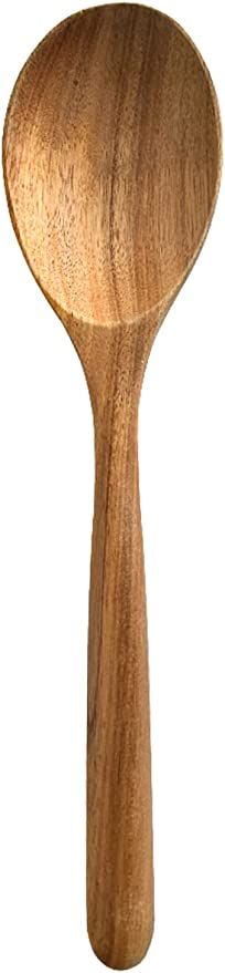 Amazon.com: Wood Spoon, Healthy Acacia Wooden Cooking Spoons, Durable Kitchen Serving Spoon Scoop... | Amazon (US)