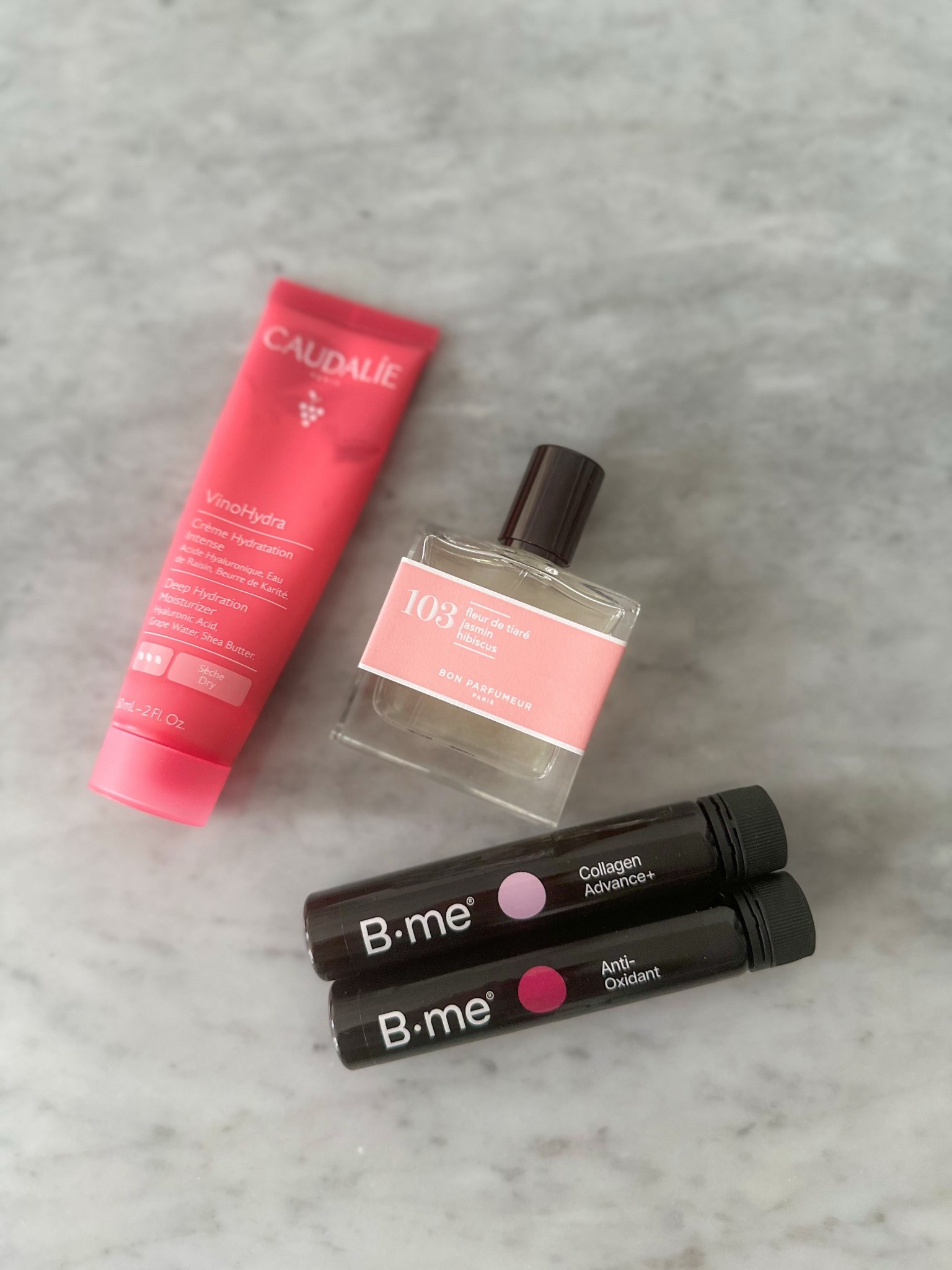 Obsessed with these beauty products 🩷

Collagen and anti-oxidant supplements by B.me 
Perfume with Fleur de tiaré, jasmine and hibiscus by Bon Parfumeur
Super hydrating and affordable moisturizer by Caudalie 🩷

#LTKFindsUnder50 #LTKSeasonal #LTKBeauty