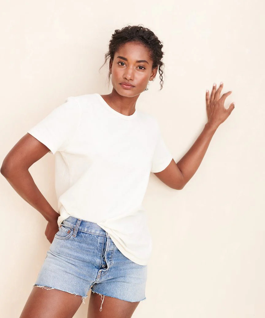 Cotton Basic Tee | Jenni Kayne