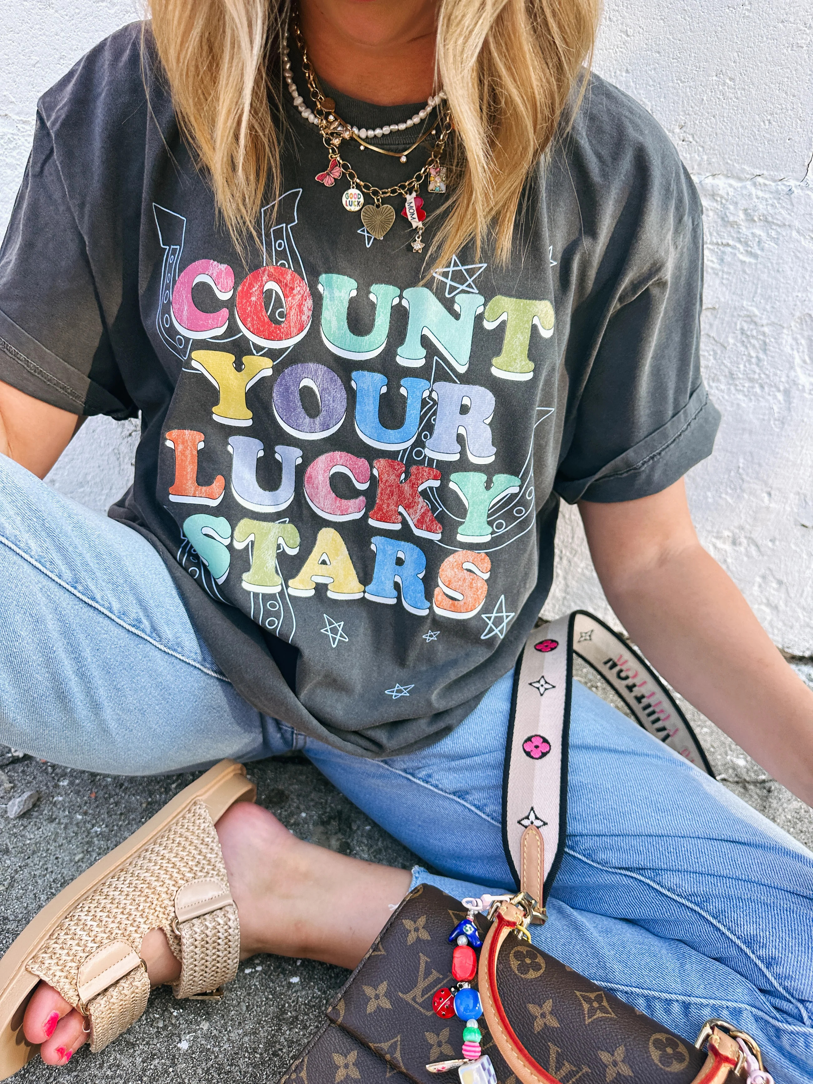 ETTA OG | count your lucky stars graphic tee | Etta+East