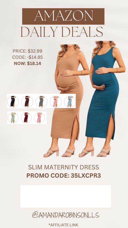 Amazon Daily Deals
Maternity dress 

#LTKSaleAlert #LTKBump