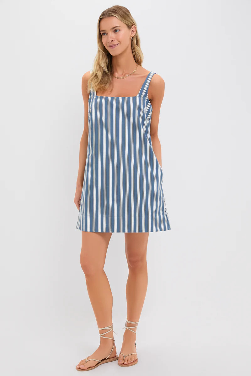 Lake Blue Stripe Cassie Dress | Tuckernuck (US)