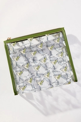 Frasier Sterling Martini Square Makeup Bag | Anthropologie (US)