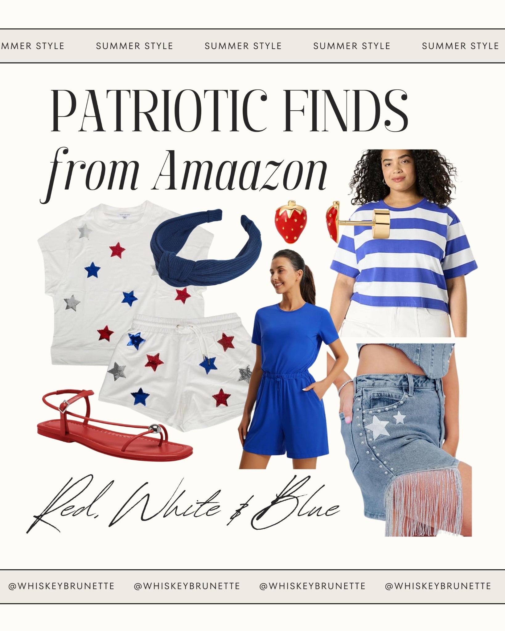 Memorial Day or Fourth of July outfit ideas! All things red, white, & blue

#LTKFindsUnder50 #LTKFindsUnder100 #LTKStyleTip