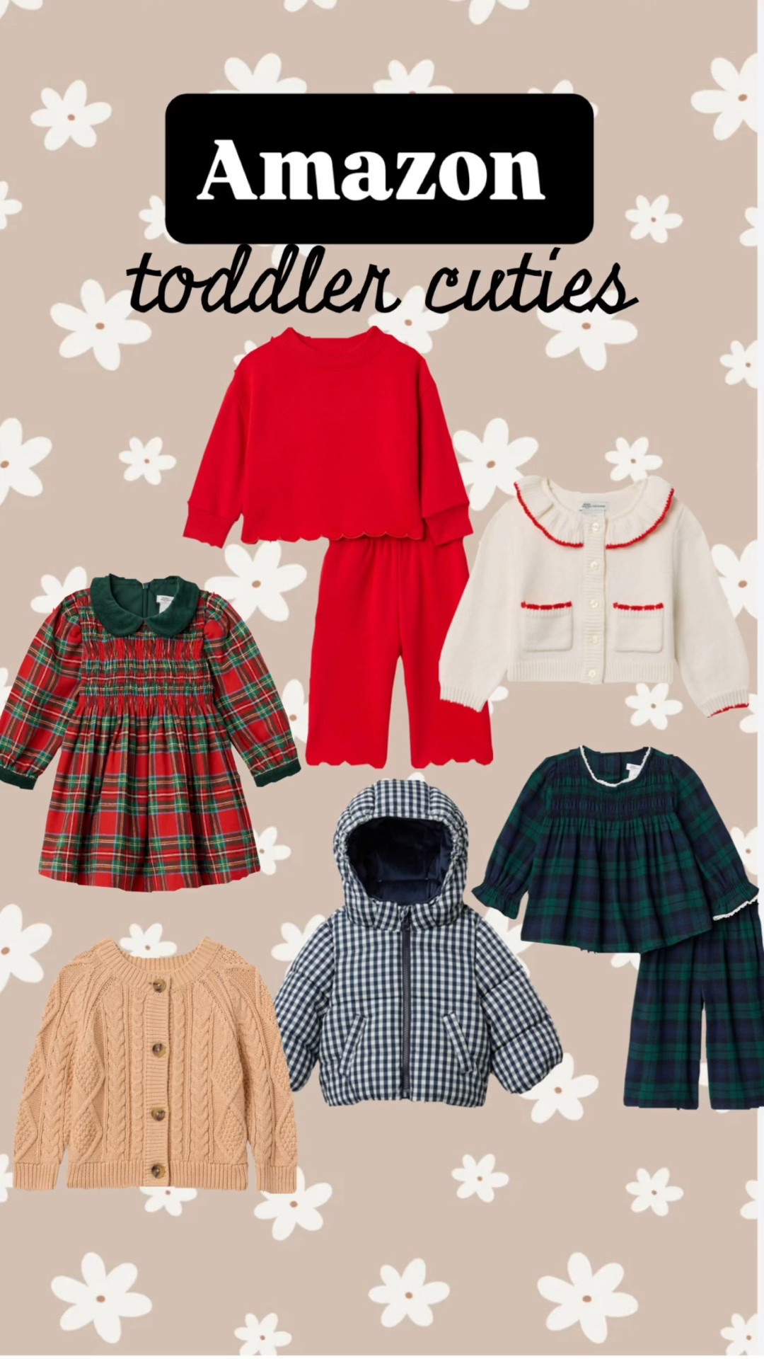 How cute are these toddler girl holiday outfits? Better snag them before they are gone 🏃‍♀️

Holiday outfits, toddler girl, Amazon finds, pajamas, dresses, sweaters, jackets

#LTKHoliday #LTKKids #LTKGiftGuide