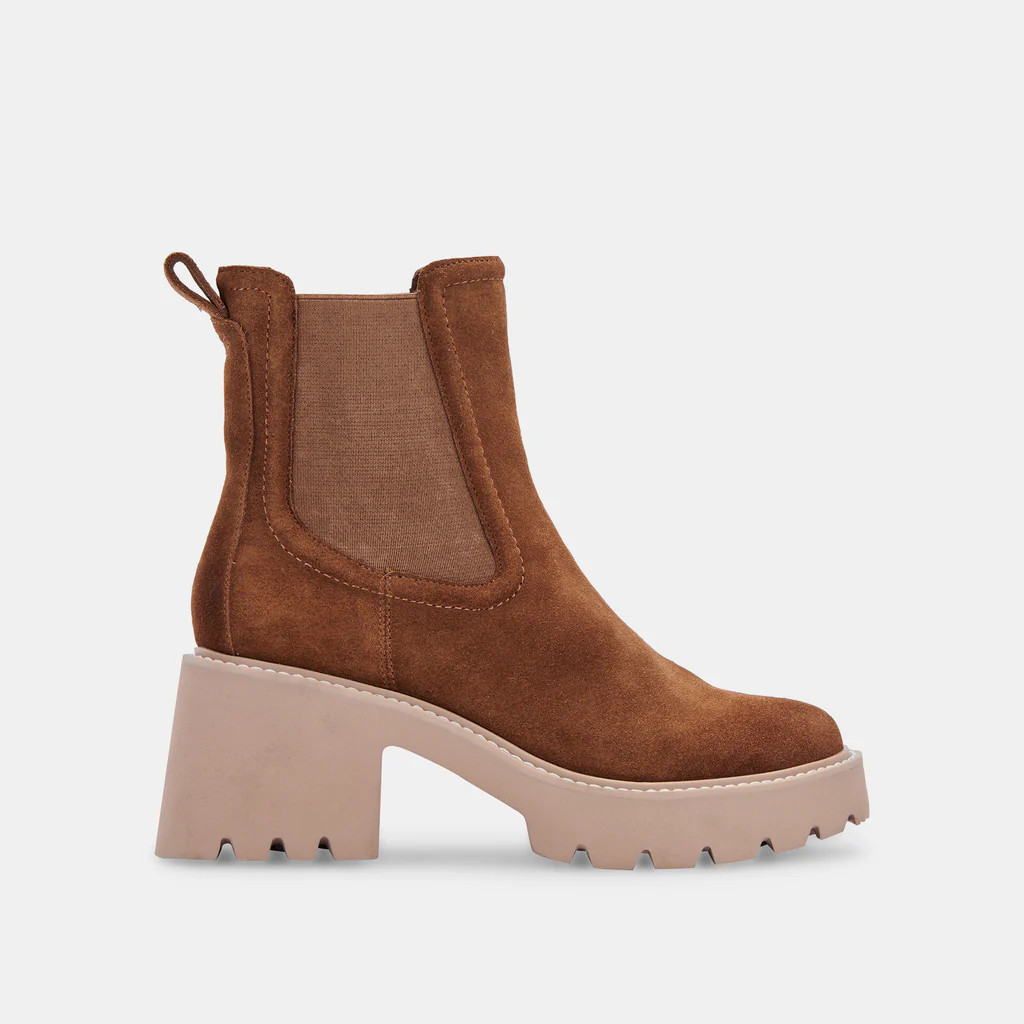 HAWK H2O BOOTIES DK BROWN SUEDE | DolceVita.com