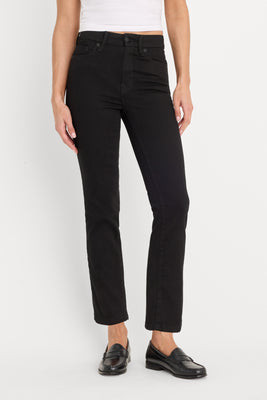 Women's Never Fades Good Legs Straight Jeans | Black, Size 0 | Good American by Khlo� Kardashian | Good American