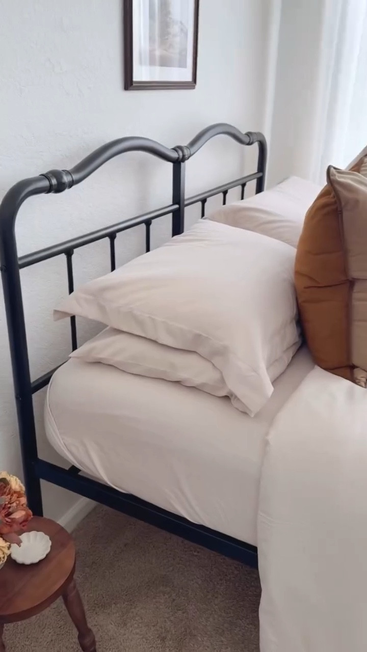 Thank you @ziyoolife for gifting me this beautiful vintage-inspired Queen Metal Bed Frame with a Victorian-style headboard and footboard. I love the sturdy platform design, under-bed storage, and the fact that no box spring is needed, such a win!

✨ Enjoy an exclusive  10% off discount, valid until February 28, 2026! 

Promo code: RSFIEX9P

Product 🔗: https://a.co/d/3TWrNLt 
 
Follow @chantice_at_home for more cozy and affordable home decor finds 🏡✨

#jesuslovesyou #homedecor #bedroomdecor #vintagedecor #metalbedframe #neutralhome #cozyhome #interiorstyle #bedroominspo #decorfinds #explorepage#foryoupage

#LTKHome