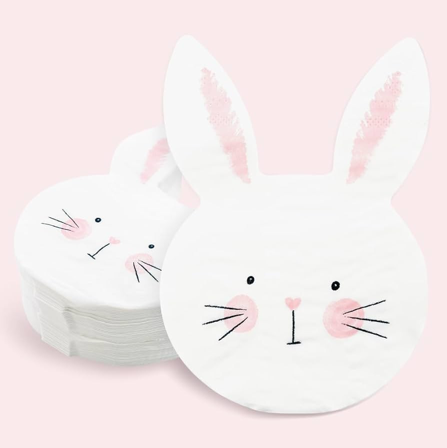 Cheerland Bunny Napkins Easter Napkin Some Bunny is One Party Supplies Kids 1st Bday Celebration ... | Amazon (US)