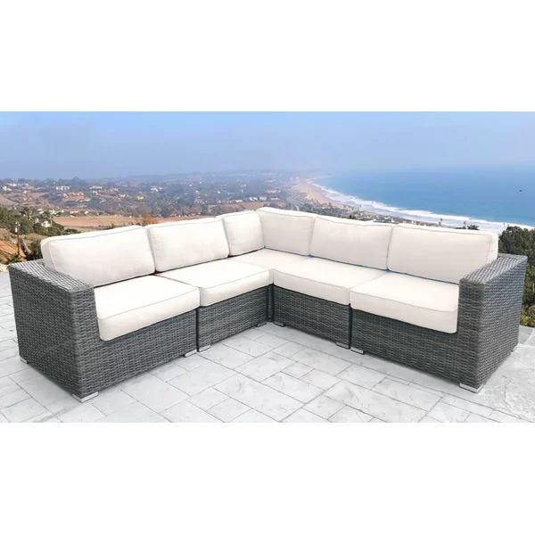 Eldora Patio Sectional with Cushions | Wayfair North America