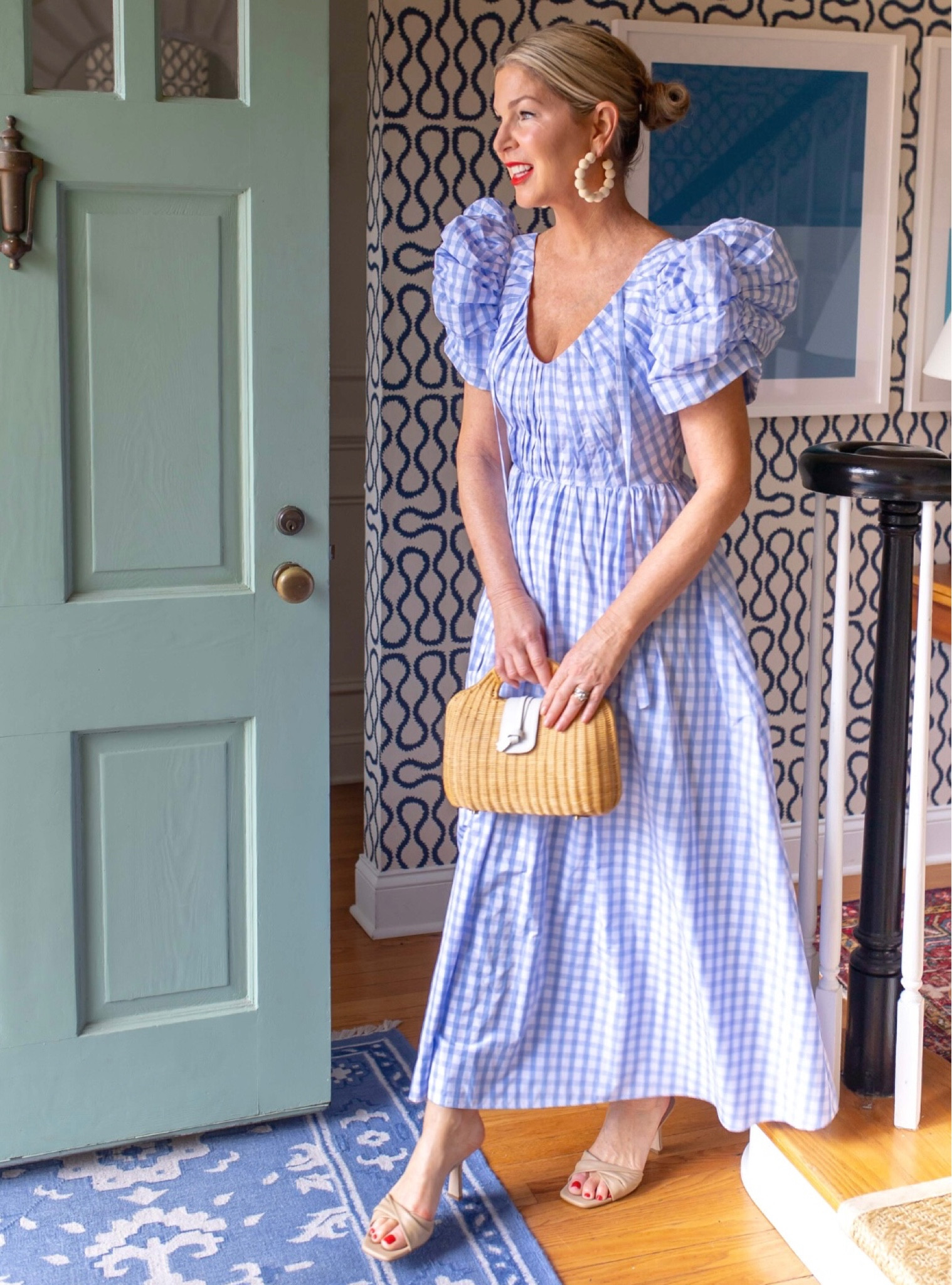 We’re so smitten with our friend @jennifer_sumko’s new @dillards collaboration — take a peek at our favorite styles! ❤️

Wearing a 4 in this darling gingham dress (runs a little on the larger side so size down if between sizes). 

📷 @jessica_amerson
gifted #gingham #springfashion #resortfashion #resortwear #vacation #seashells #rattan #raffia 
