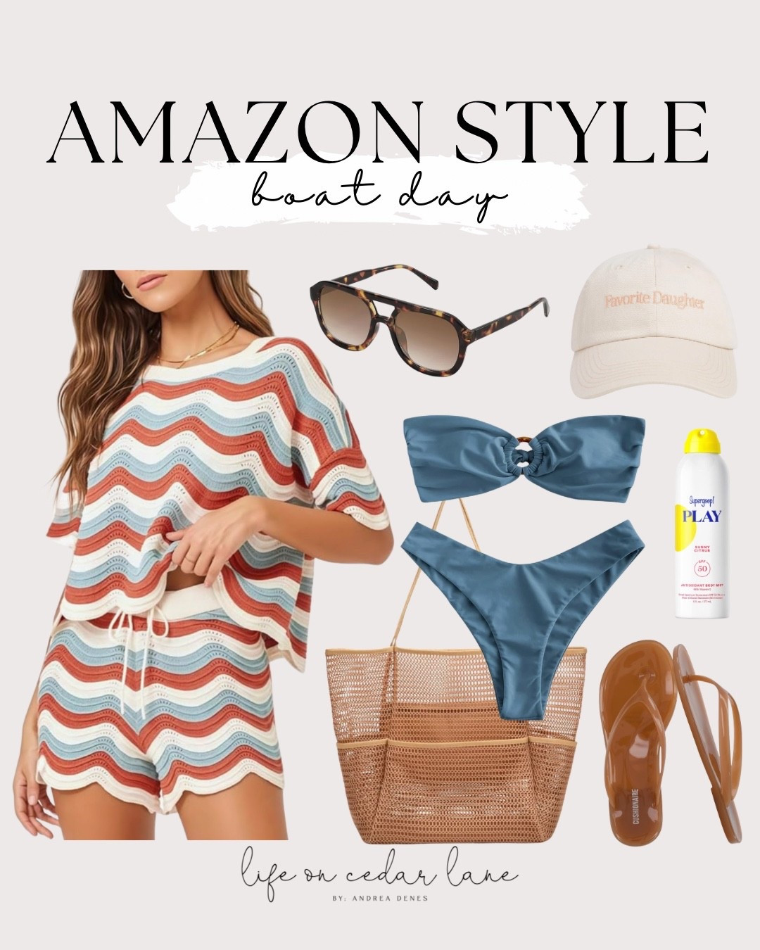 Ready for a boat day? Check out these stylish Amazon picks for your next adventure! #amazonstyle #boatdayvibes

#LTKSwim #LTKOver40 #LTKSaleAlert