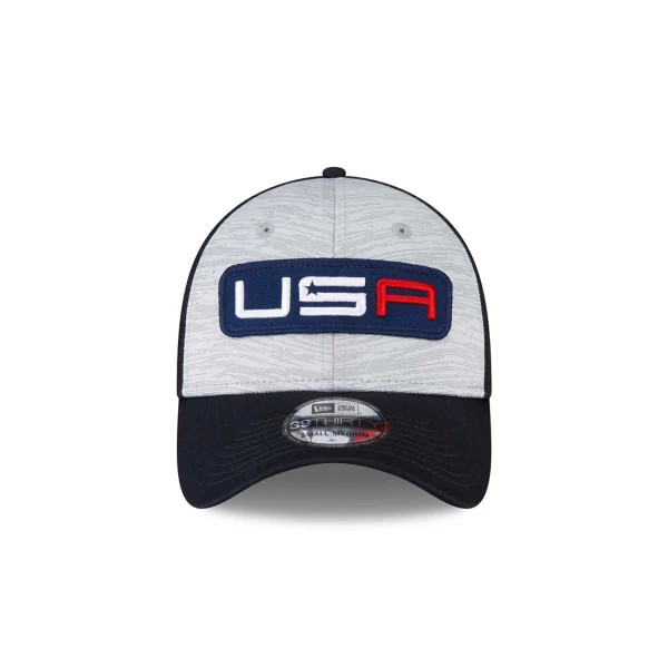 New Era 2023 Ryder Cup Team USA 39Thirty Golf Flexfit Hat M/L Grey Heather | Scheels
