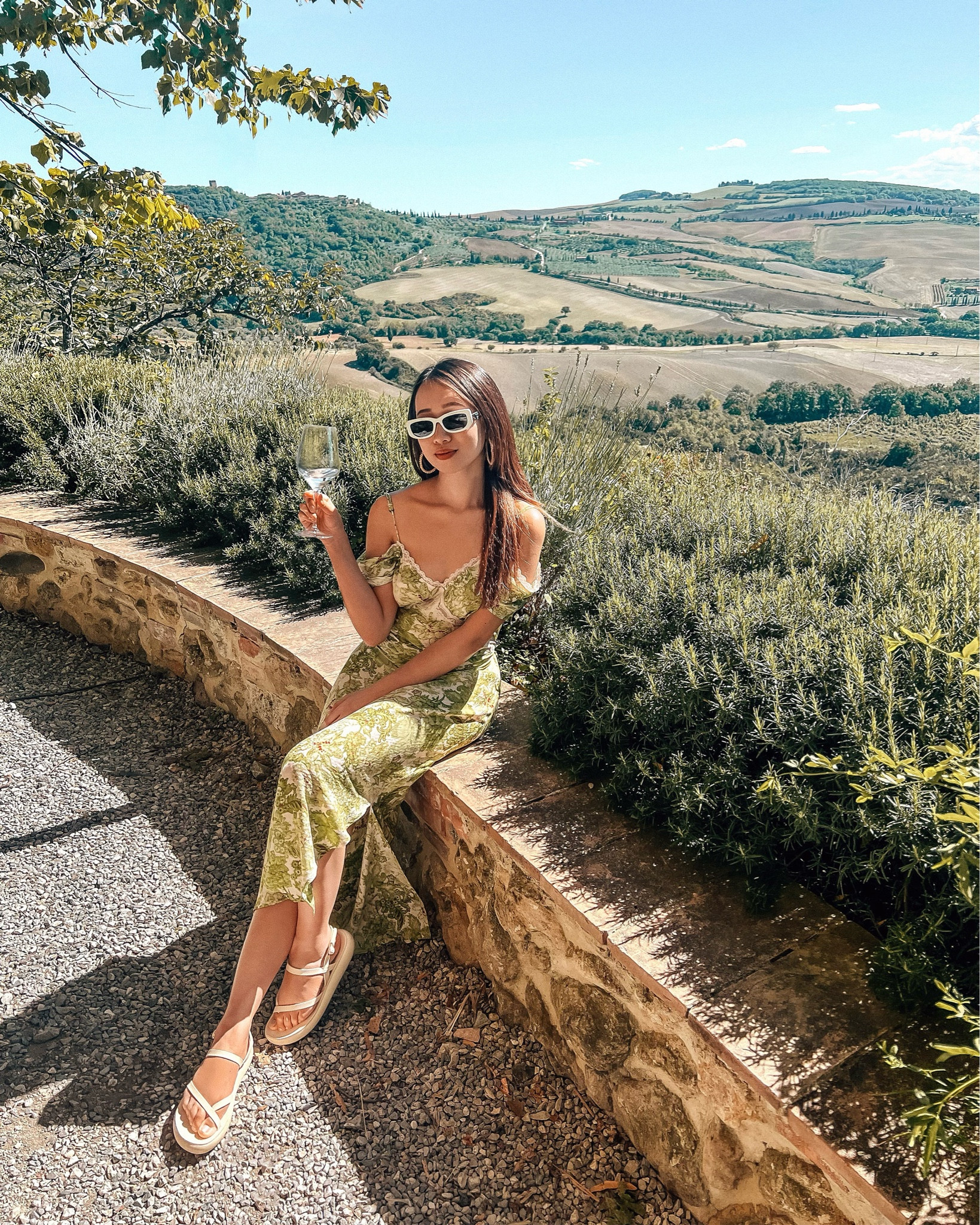 Sunglasses: Prada
Earrings: Anthropologie
Dress: Anthropologie
Sandals: Ancient Greek Sandals

Tuscany outfit, Tuscany style, Tuscany fashion, Tuscany look, Italy style, Italian fashion, Europe style

#LTKtravel #LTKSeasonal #LTKeurope