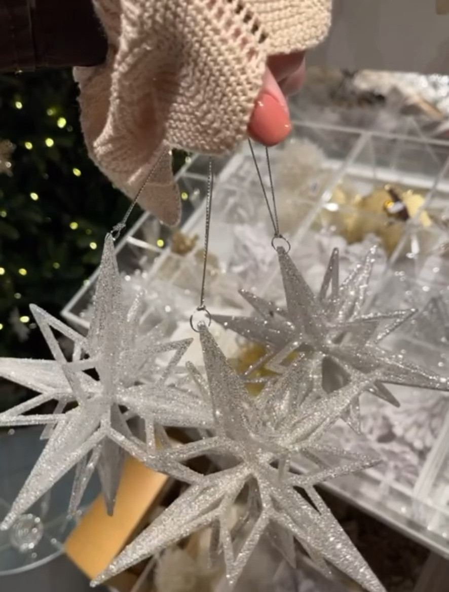 Glitter Starburst
Ornaments, Set of 2
🤍
These are GORGEOUS! They look stunning on your tree, glisten so beautifully. ✨

#LTKHolidaySale #LTKHoliday #LTKhome