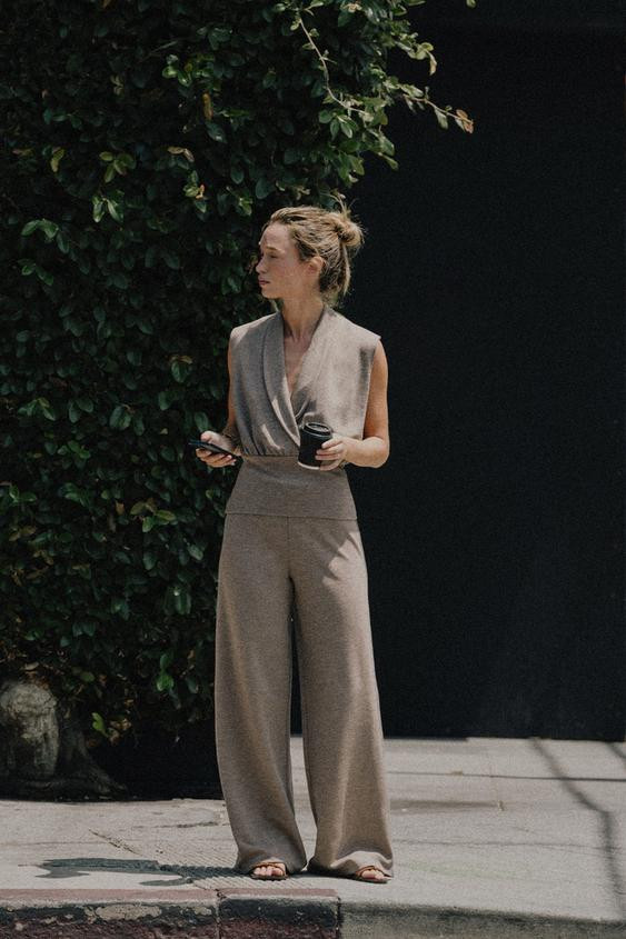 BASIC PIQUÉ PANTS | Zara US
