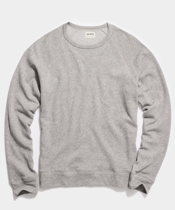 Surf Terry Sweatshirt in Grey Heather | Todd Snyder
