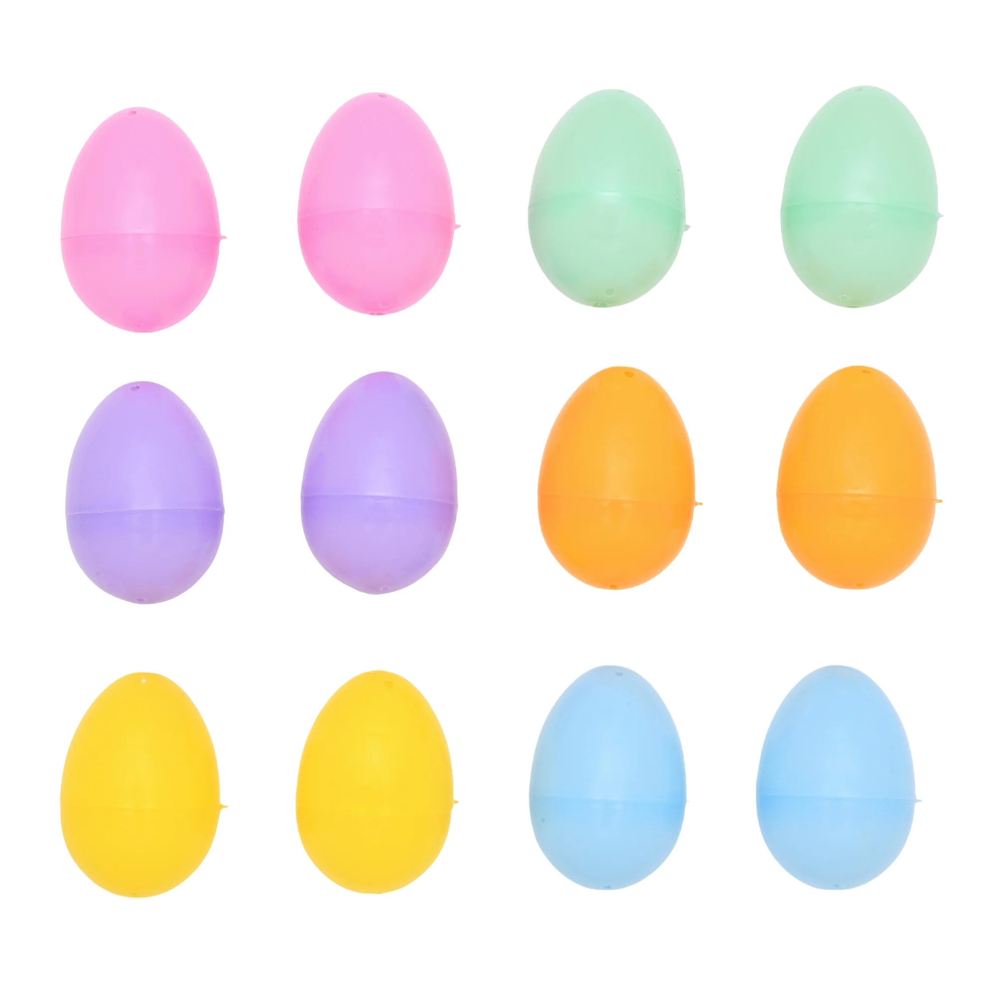 Multicolor Pastel Eggs, 2", 12 Count, Easter by Way To Celebrate | Walmart (US)