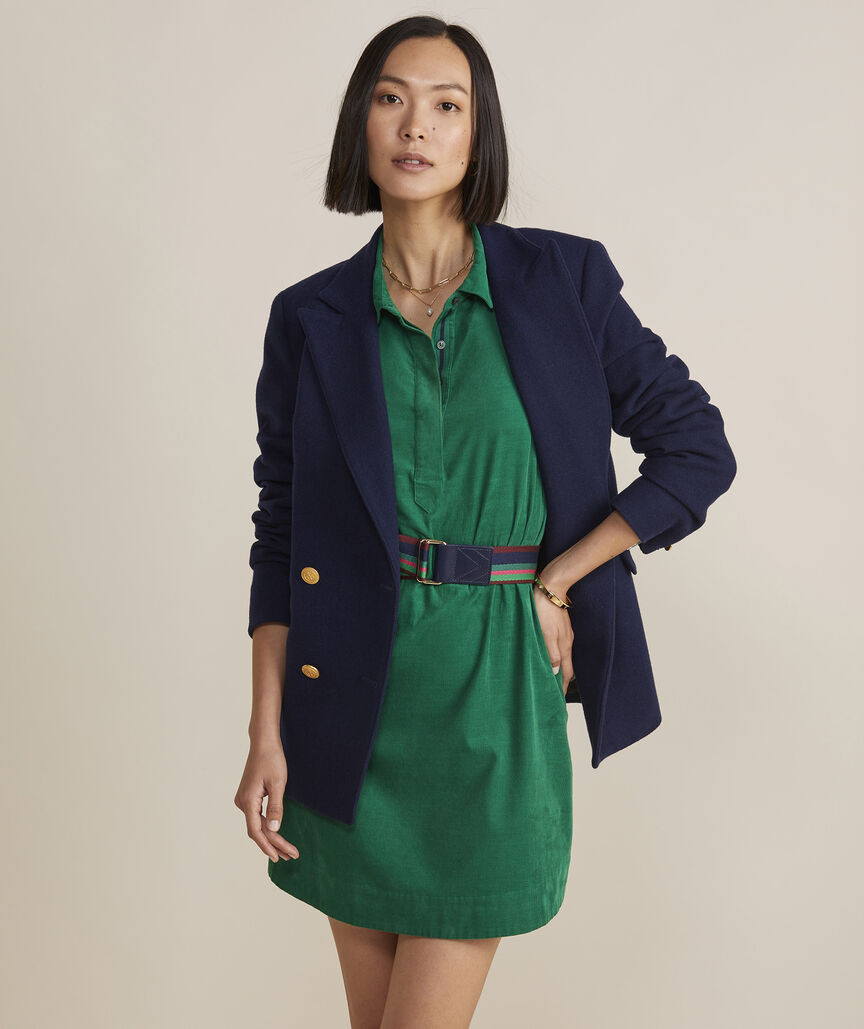 Cord Popover Dress | vineyard vines