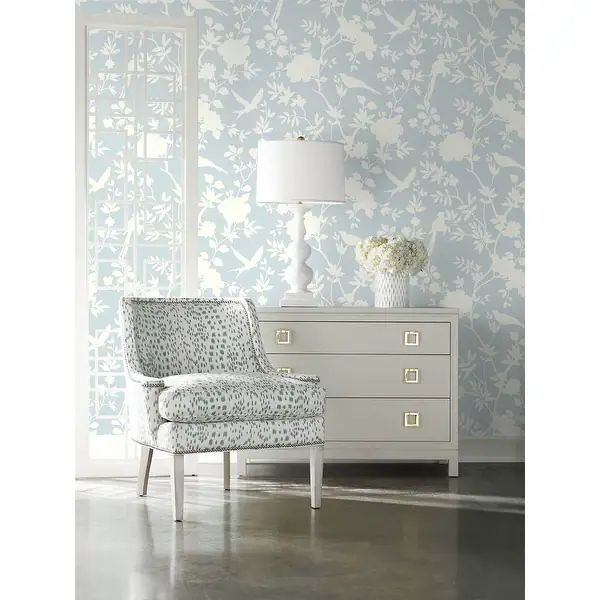 Luxe Haven Mono Toile Peel and Stick Wallpaper | Bed Bath & Beyond