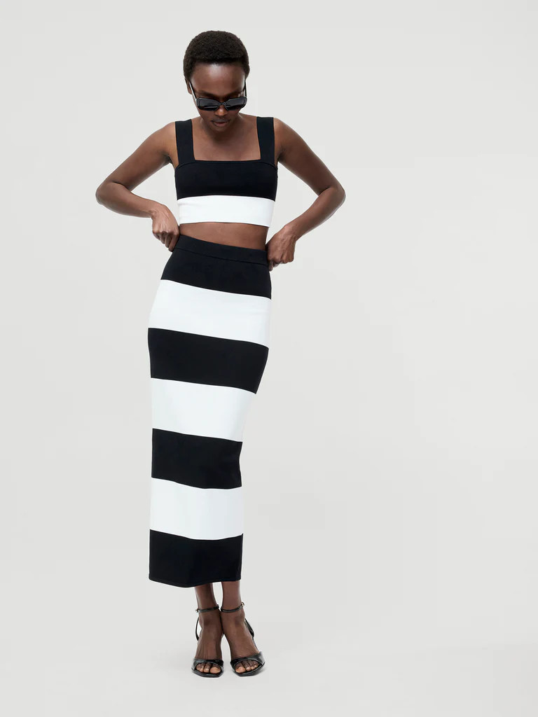 Bodycon Knit Midi Skirt | French Connection (US)