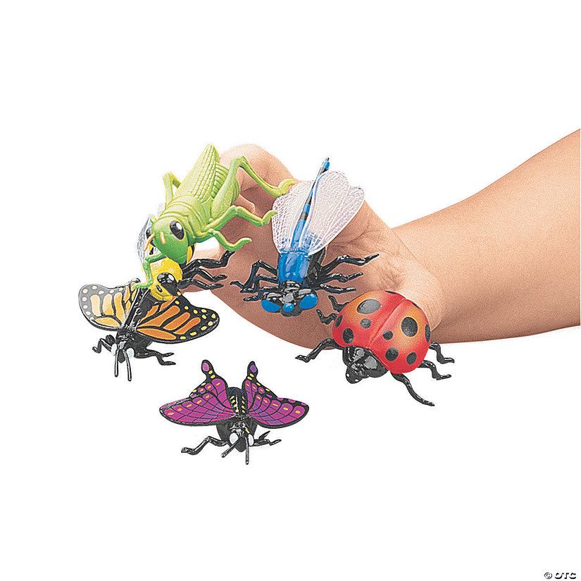 Mini Insect Finger Puppets - 6 Pc. | Oriental Trading Company