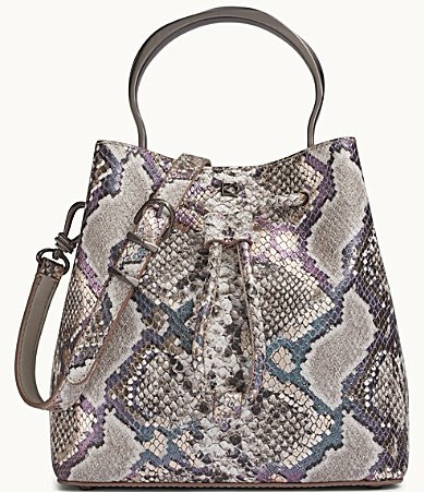 Donna Karan Lawrence Python Bucket Bag - Python | Dillard's