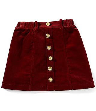 A Loves A Big Girls Corduroy A-Line Flocked Skirt | Dillard's | Dillard's