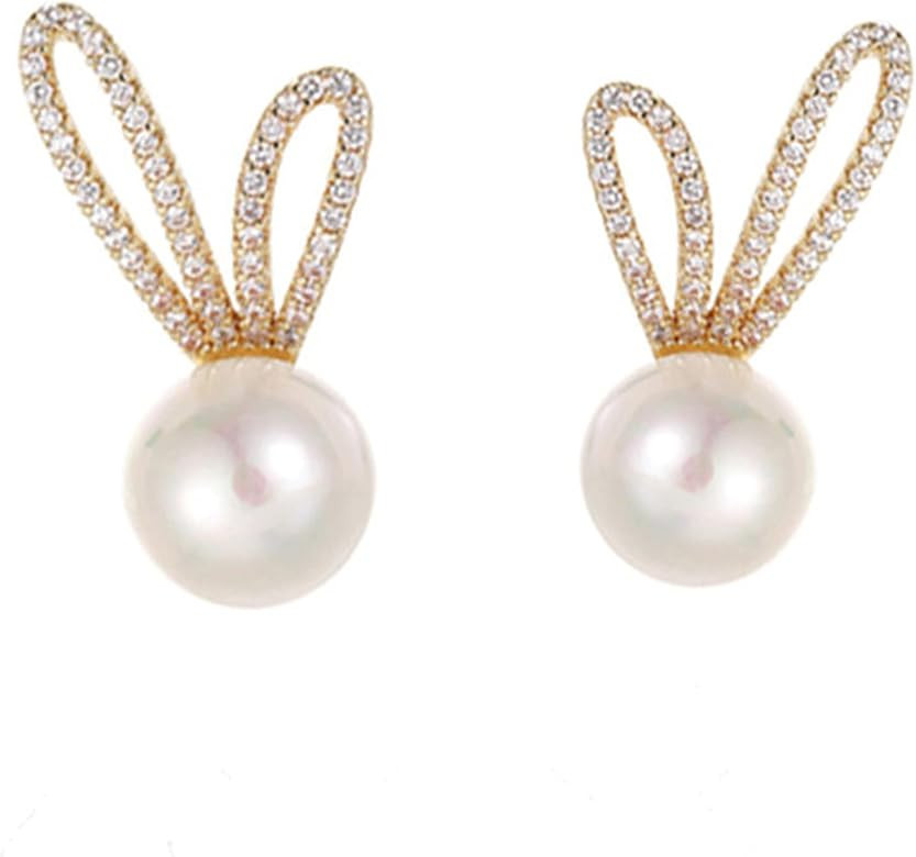 Cute Easter Bunny Earrings for Women Acrylic Easter Basket Eggs Bunny Rabbit Earrings Earrings Je... | Amazon (US)