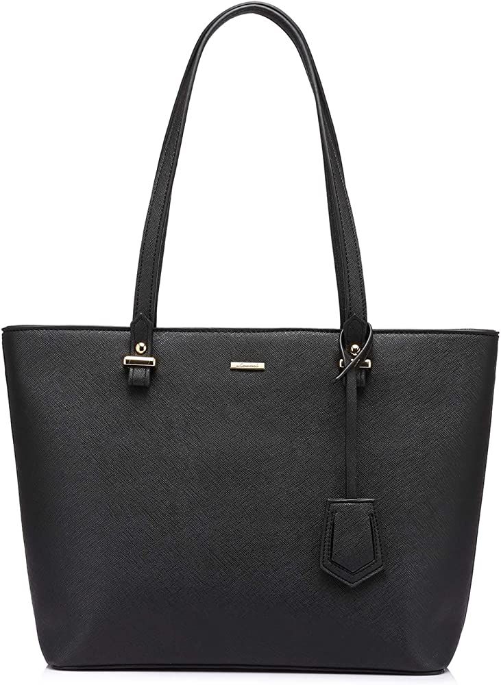 Handbags for Women Large Purses Leather Tote Bag School Shoulder Bag with External Pocket | Amazon (US)