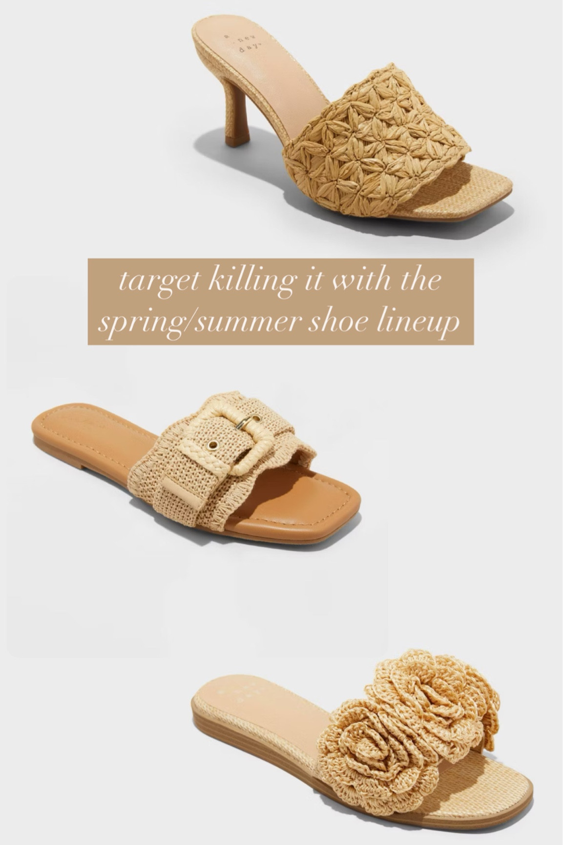 summer sandals from target! 

#LTKSeasonal #LTKShoeCrush