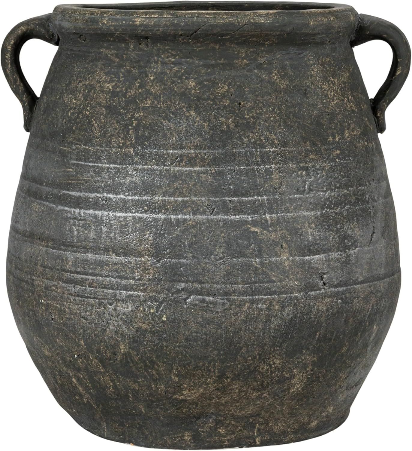 Creative Co-Op Whitewashed Terra-Cotta Urn, Grey | Amazon (US)