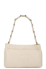 ANINE BING Small Kate Shoulder Bag in Ivory from Revolve.com | Revolve Clothing (Global)