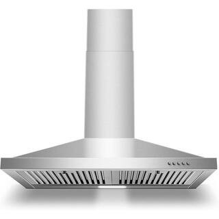 30 in. 450CFM Wall Mount Range Hood Ducted/Ductless,in Stainless Steel , 3 Speed Fan | The Home Depot