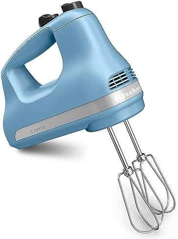 KitchenAid 5-Speed Ultra Power Hand Mixer - KHM512, Velvet Blue | Amazon (US)