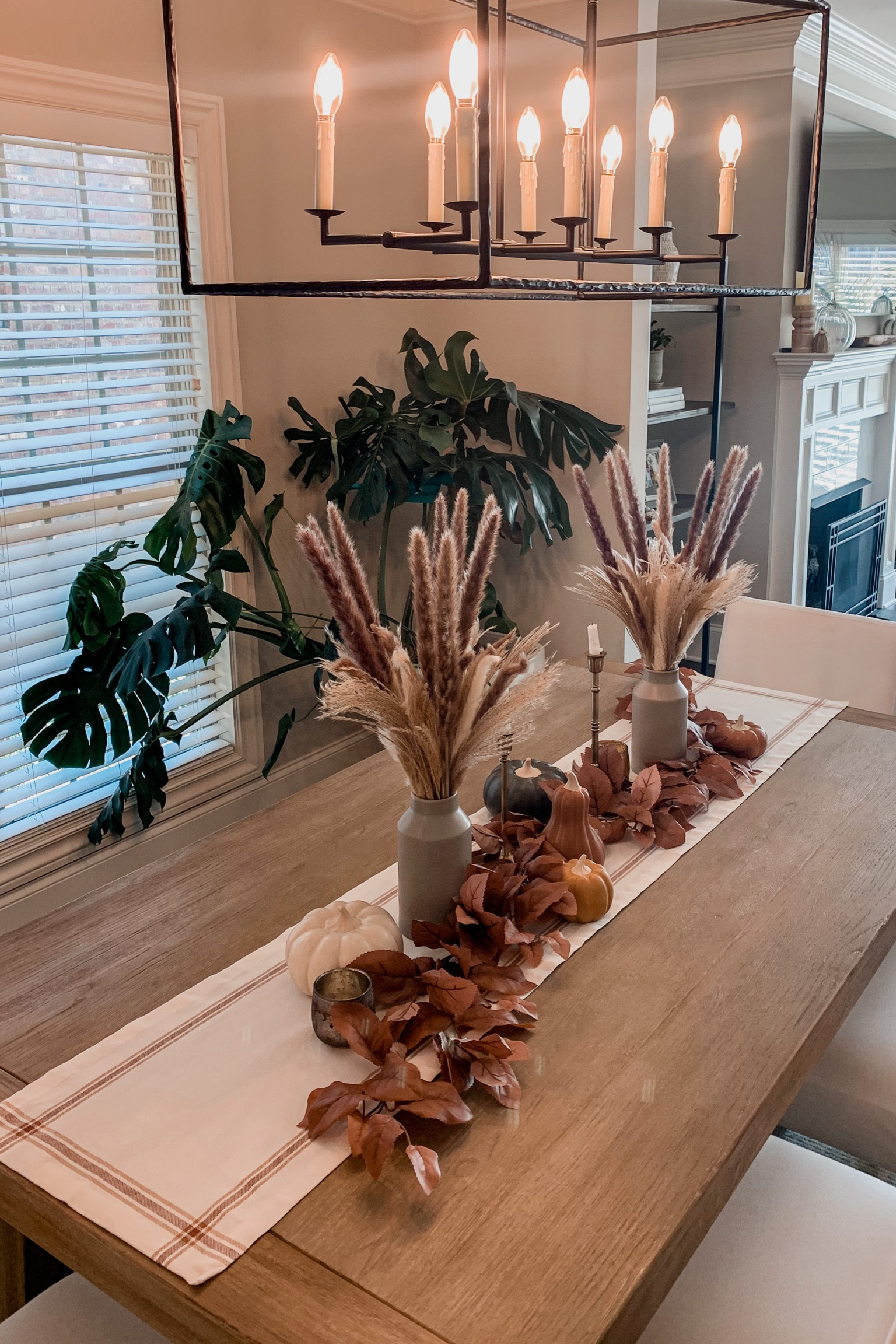 Tablescape fall decor 

#diningroom #falldecor #tablescape #halloween #thanksgiving #diningtable #homedecor

#LTKunder50 #LTKhome #LTKSeasonal