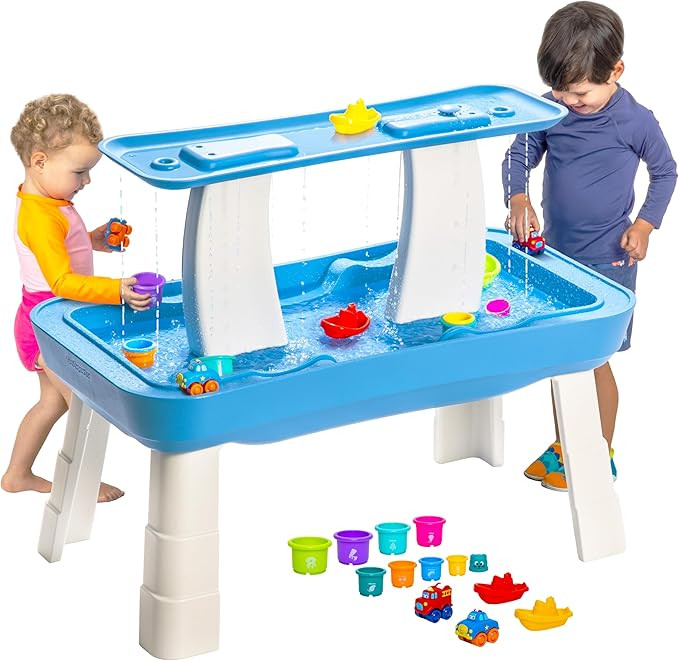 GoSports Water Table With Pump for Toddlers Ages 1.5-4 Years - Outdoor Play Table for Kids With I... | Amazon (US)