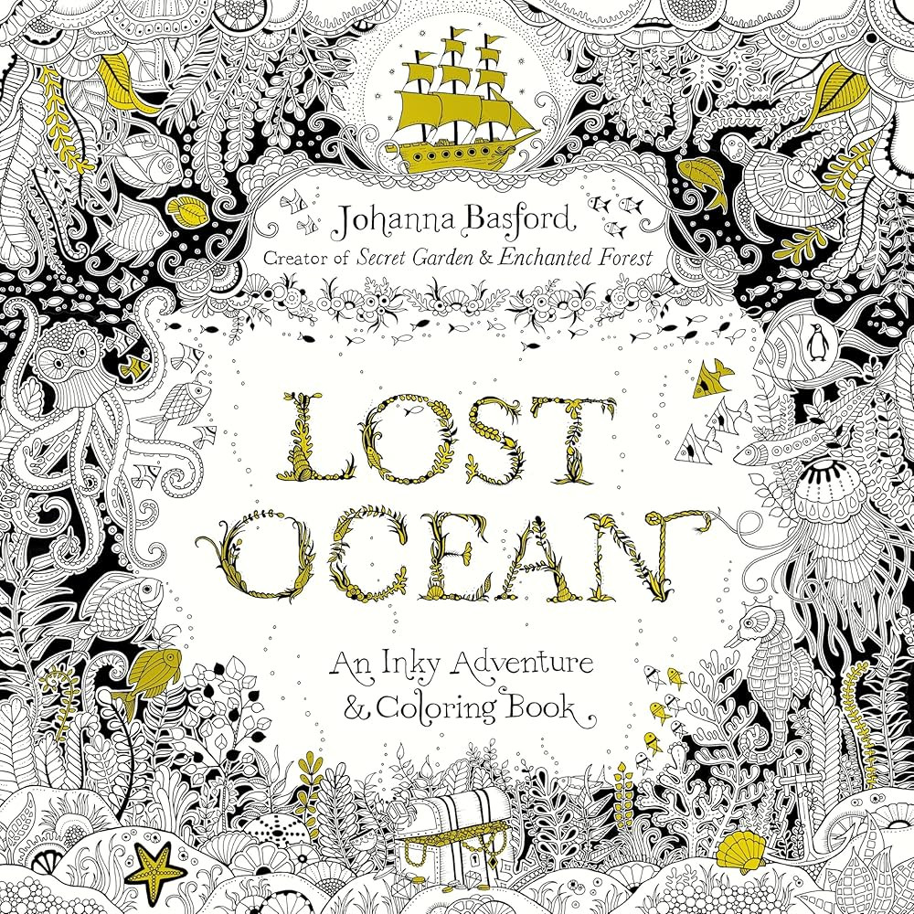 Lost Ocean: An Inky Adventure and Coloring Book for Adults | Amazon (US)
