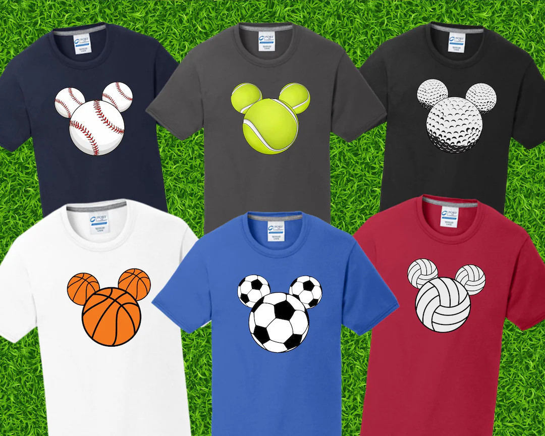 Customize Mickey Dry Fit Shirt, Mickey Head Ball Shirt, Custom Volleyball Tee, Soccer Shirt, Tenn... | Etsy (Global)
